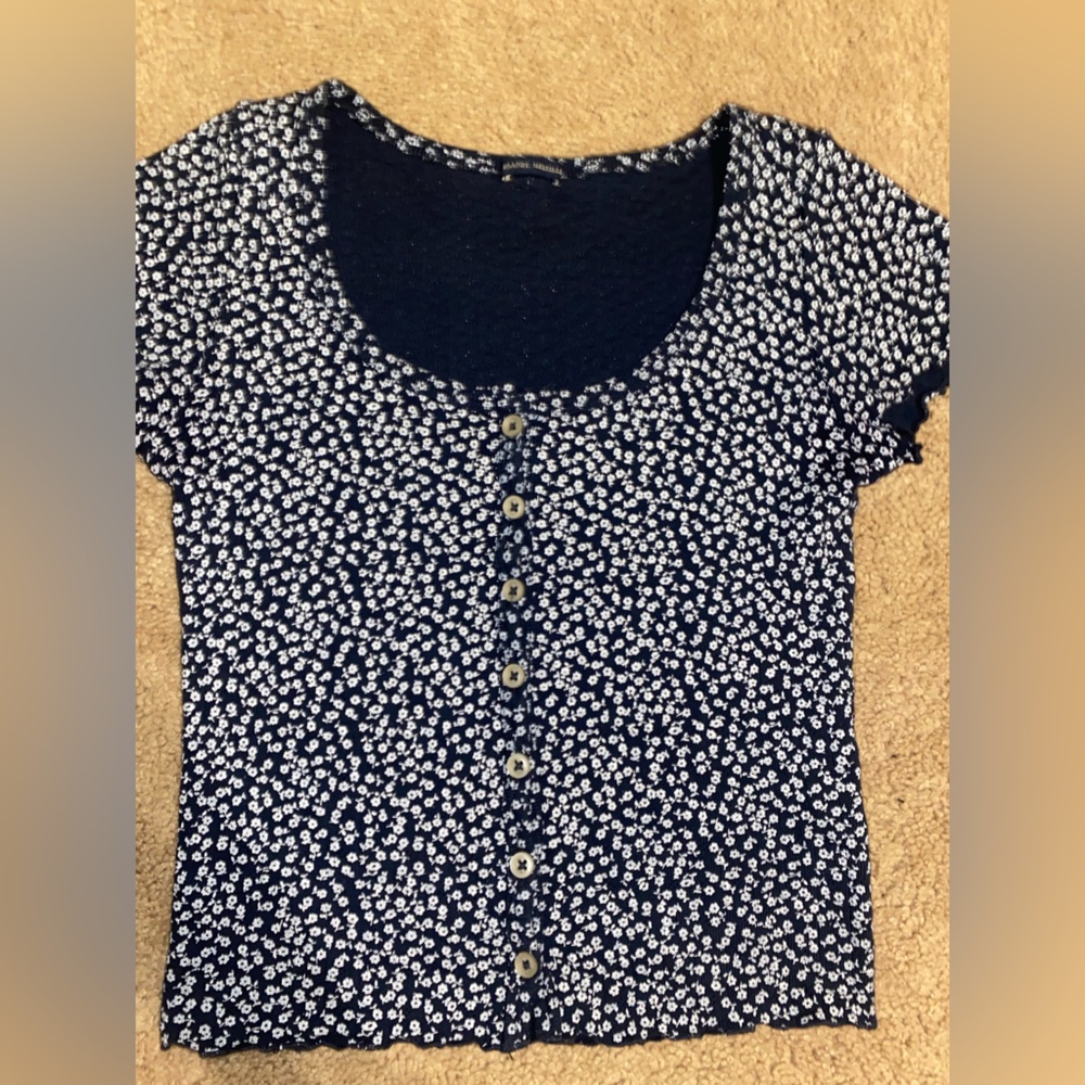 Floral brandy Melville zelly top